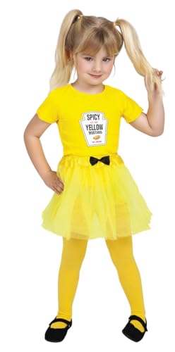 Rubies Baby Kostüm Senf für Jungen und Mädchen, T-Shirt und Rock Tutu und Strumpfhose, Baby Kleid für Karneval, Party und Cosplay von Rubie's