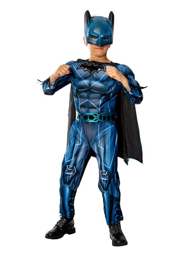 Rubie‘s Official DC Bat-Tech Batman-Kinder-Kostüm, Superhelden-Kostüm für Kinder, 5 - 6 Jahre Halloween von Rubie's