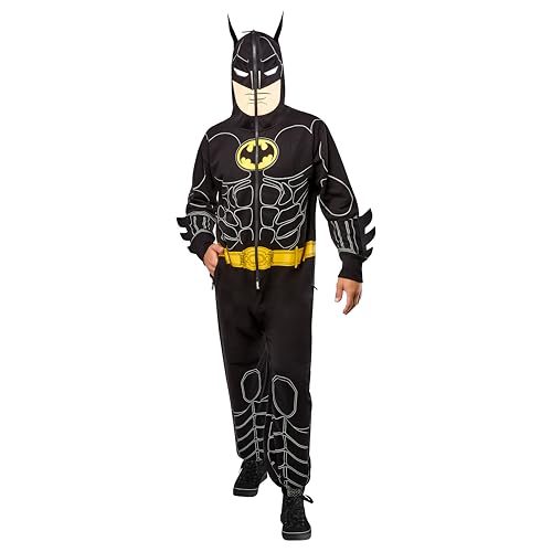 Rubies Batman Herren Comfywear für Erwachsene, Schwarz, Gelb, L Rubies Batman Herren Comfywear für Erwachsene, Schwarz, Gelb, L von Rubie's