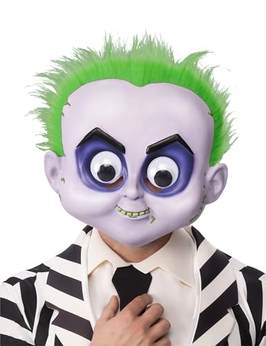 Rubies Beetlejuice Googly Eyes Maske für Erwachsene und Kinder, Unisex, Zubehör für Kostüm, Beetlejuice Lizenz für Halloween, Karneval und Cosplay von Rubie's