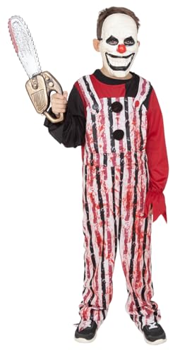 Rubies Clown-Kostüm für Jungen und Mädchen, Overall mit Hemd und Maske, offizielles Lizenzprodukt für Halloween-Kostüme für Jungen und Mädchen, Kinder, Party, Cosplay von Rubie's