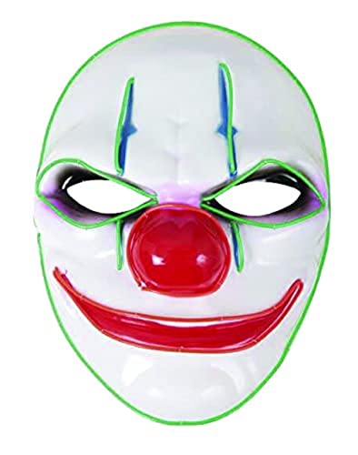 RUBIE'S Clown-Maske, beleuchtet von Rubie's