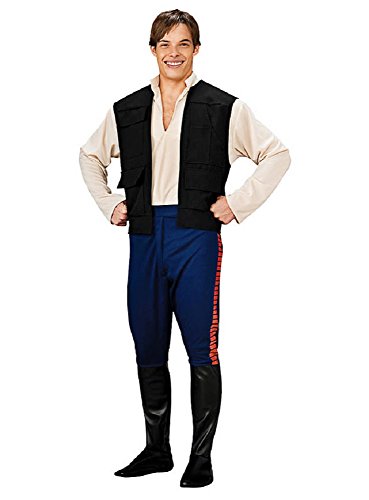 Rubies Costume Co 33120 Star Wars Deluxe Han Solo Kost-m Gr--e Standardgr--e One-Size-Men Gr--e 46 Chest-6 von Rubie's