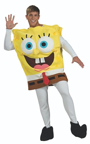 Rubies Herren Erwachsene Schwamm Out of Water Kostüm Spongebob, Deluxe, Standard von Rubie's