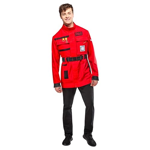 Rubies Herren-Jacke Ghostbusters Frozen Empire für Erwachsene, Rot, Schwarz, Weiß, L Rubies Herren-Jacke Ghostbusters Frozen Empire für Erwachsene, Rot, Schwarz, Weiß, L von Rubie's