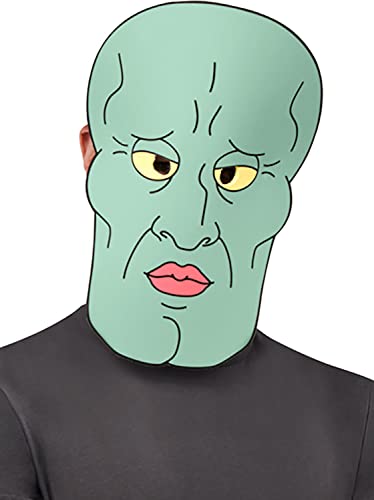 Rubies Herren SpongeBob Schwammkopf Handsome Squidward Foam Maske, wie abgebildet, Einheitsgröße, wie abgebildet Rubies Herren SpongeBob Schwammkopf Handsome Squidward Foam Maske, wie abgebildet, Einheitsgröße, wie abgebildet von Rubie's