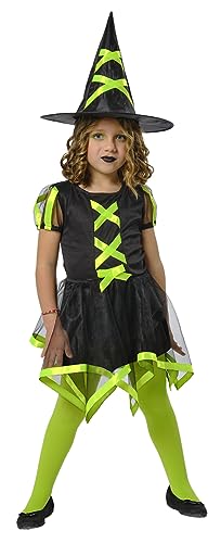 Rubies Hexe für Mädchen, grünes Kleid und Hut, Rubies für Halloween, Karneval, Geburtstag und Partys Rubies Hexe für Mädchen, grünes Kleid und Hut, Rubies für Halloween, Karneval, Geburtstag und Partys von Rubie's