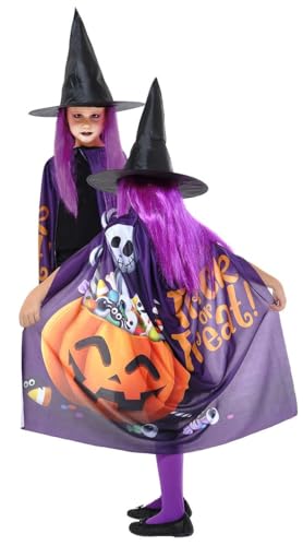 Rubies Hexen-Kostüm-Set für Mädchen und Jungen, offizielles Kostüm für Halloween, Karneval, Partys und Geburtstage von Rubies