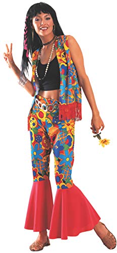 Rubies Costume Co. Damen Flower Power Kostüm, wie abgebildet, Einheitsgröße, wie abgebildet, Einheitsgröße von Rubie's