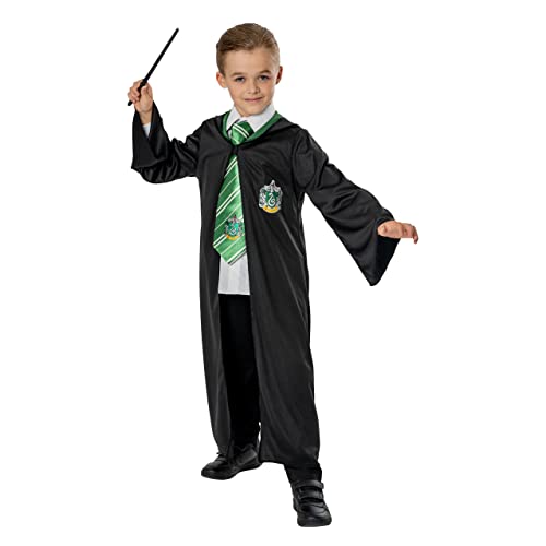 Rubies Official Harry Potter Slytherin Blister-Set für Kinder, Verkleidung, Einheitsgröße für 4-8 Jahre Halloween von Rubie's