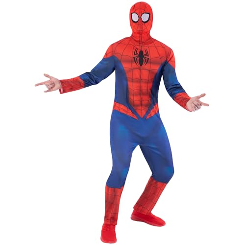 Rubies Offiziel Marvel Classic Spider-Man Erwachsenekostüm,Verkleidung für Erwachsenen,Größe Small Halloween Rubies Offiziel Marvel Classic Spider-Man Erwachsenekostüm,Verkleidung für Erwachsenen,Größe Small Halloween von Rubie's