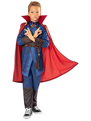 Rubie's Offizielles Marvel Dr. Strange im Multiversum des Wahnsinns Dr. Strange Deluxe-Kostüm für Kinder, Alter 9–10 Jahre, 301338-XL von Rubie's