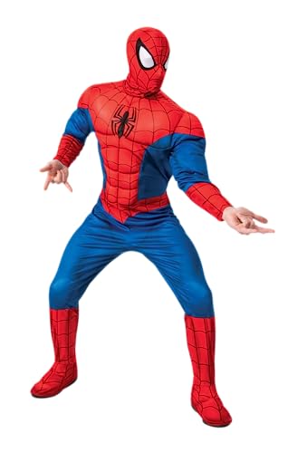 Rubies Marvel Universe Spider-Man Deluxe-Kostüm für Herren, wie abgebildet, Standard von Rubie's