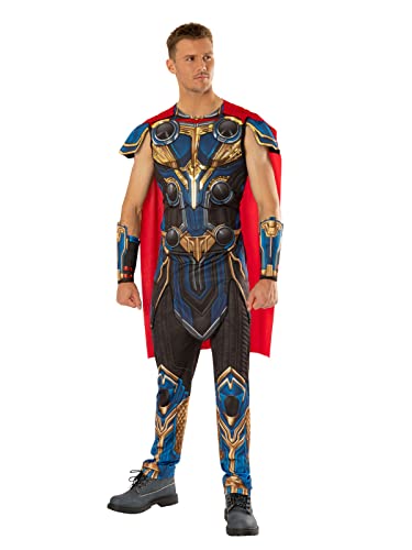 Rubie's Offizieller Marvel-Film „Thor Love and Thunder“, Thor-Deluxe-Herrenkostüm, Kostüm für Erwachsene, XL Halloween von Rubie's