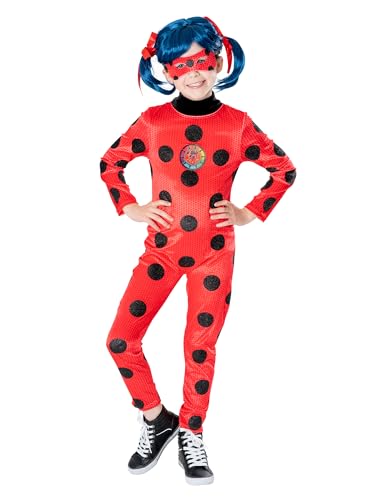 Rubies Offizielles Miraculous Ladybug Premium-Kinderkostüm, Alter 9–10 Jahre, Halloween, Halloween von Rubie's