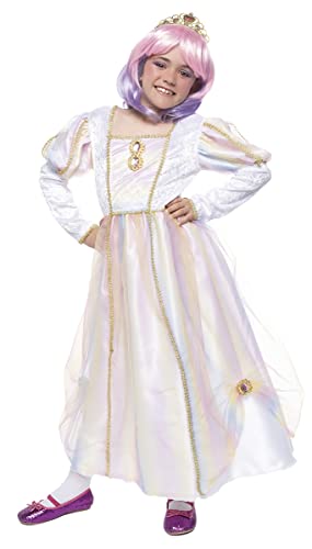 Rubies Rainbow-Prinzessin Kostüm für Mädchen, buntes Prinzessinnenkleid mit Tiara, originell, ideal für Halloween, Weihnachten, Karneval und Geburtstag. von Rubie's