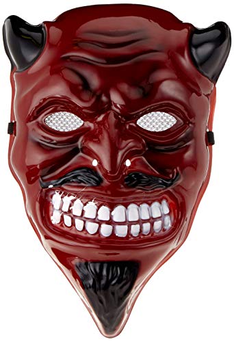 Rubies S3205 Halloween Maske Satanas, bunt, Talla única von Rubie's