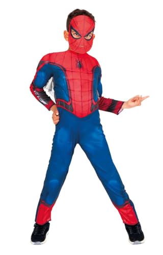 Rubies Spiderman-Kostüm USM Deluxe Inf 5-6 Jahre/110-116 cm, mehrfarbig (1) von Rubie's