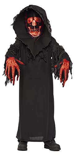 Rubies Verstecktes Monster Kostüm für Jungen und Mädchen, Tunika mit Kapuze, Maske und Handschuhen, Original Halloween, Karneval und Geburtstag, S8727-L von Rubie's