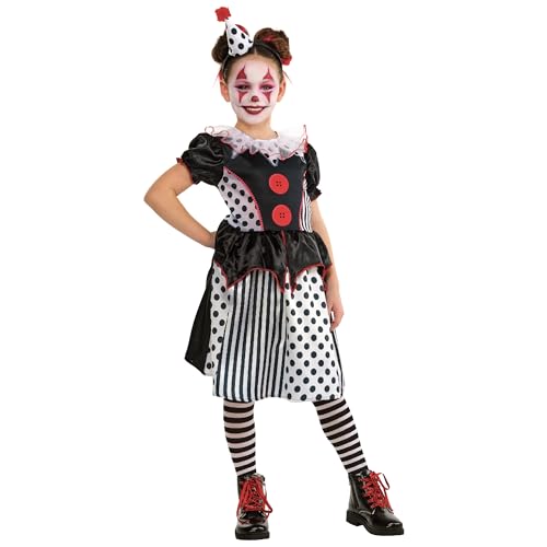 Rubie's offizielles einfarbiges Clown-Kleid, Kostüm für Kinder, Größe Alter 5–6 Jahre von Rubie's