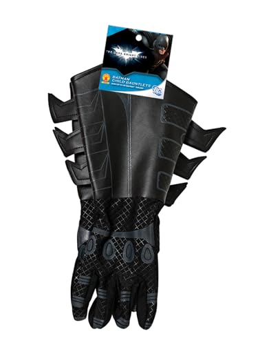 Rubie's 30741 Batman Child Gauntlets The Dark Knight Kostümzubehör für Kinder, Mehrfarbig, Einheitsgröße Halloween von Rubie's