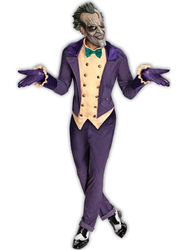 Rubie's Official DC Joker Kostüm, Batman Arkham City, für Erwachsene, Standardgröße von Rubie's