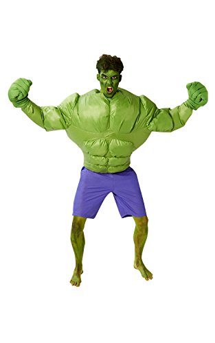 Rubie's offizielles Marvel aufblasbar Hulk, Kostüm für Erwachsene - Einheitsgröße Halloween von Rubie's