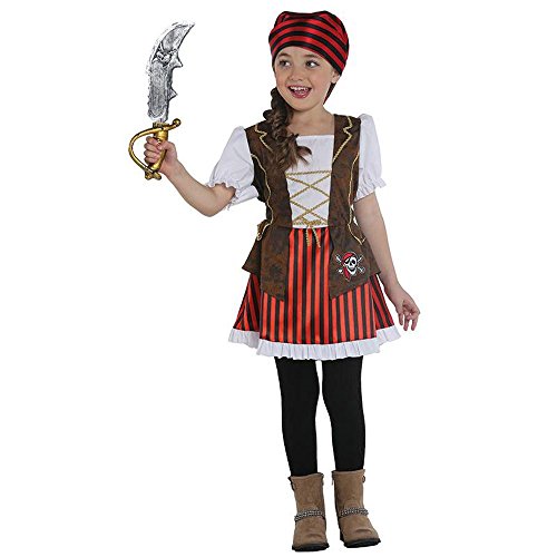 Rubie's Kinder Kostüm Piratin Kleid Piratenkostüm Karneval Fasching Gr.104 von Rubie's