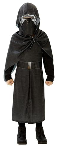 Rubie's 3620261 - EP7 Kylo Ren deluxe child- Gr. M (5-6 Jahre), Schwarz von Rubie's