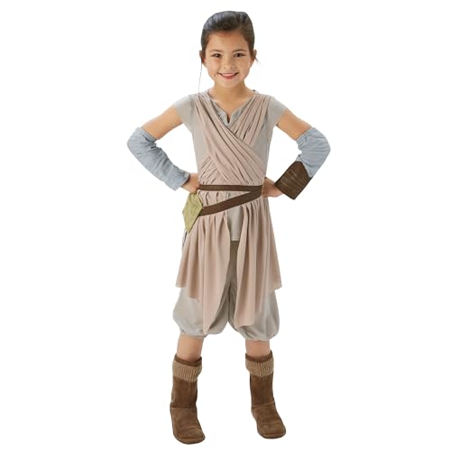 Rubie's offizielles Star Wars Rey Deluxe, Beige, M Halloween von Rubie's