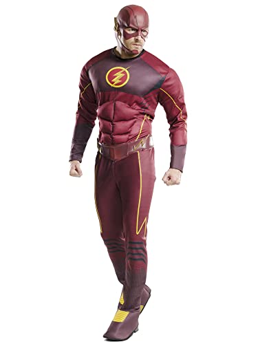 Rubie's 3810394 - The Flash Deluxe - Adult, Action Dress Ups und Zubehör, One Size Halloween von Rubie's