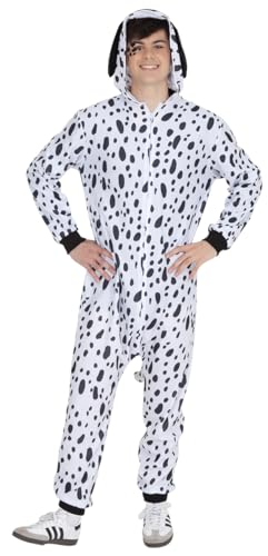 Rubies Dalmatiner-Kostüm für Erwachsene, Herren und Damen, Jumpsuit mit Kapuze und Schwanz, Kostüme für Karneval, Junggesellenabschied, Cosplay und Partys Rubies Dalmatiner-Kostüm für Erwachsene, Herren und Damen, Jumpsuit mit Kapuze und Schwanz, Kostüme für Karneval, Junggesellenabschied, Cosplay und Partys von Rubie's