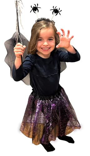 Rubies Halloween-Tutu-Set + 2 Fledermaus-Accessoires – Einheitsgröße 4-7 Jahre Rubies Halloween-Tutu-Set + 2 Fledermaus-Accessoires – Einheitsgröße 4-7 Jahre von Rubie's