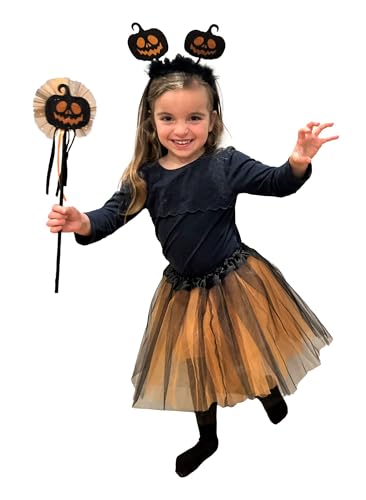 Rubies Halloween-Tutu-Set + 2 Kürbis-Accessoires – Einheitsgröße 4-7 Jahre Rubies Halloween-Tutu-Set + 2 Kürbis-Accessoires – Einheitsgröße 4-7 Jahre von Rubie's