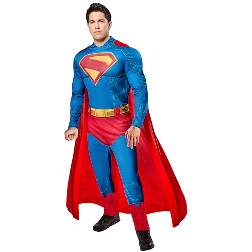 Rubies Offiziel DC Comics Deluxe Superman Erwachsenekostüm,Verkleidung für Erwachsenen,Größe Medium Rubies Offiziel DC Comics Deluxe Superman Erwachsenekostüm,Verkleidung für Erwachsenen,Größe Medium von Rubie's