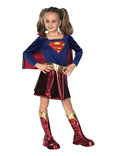 Rubie's Offizielles Supergirl Kinderverkleidung Mädchen-Superheld Kinderkostüm Outfit von Rubie's