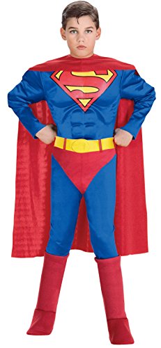 Rubie‘s Offizielles Deluxe Superman-Kostüm - L Halloween von Rubie's