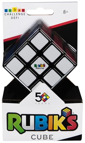 Rubik's Rubik’s Cube 3x3 Zauberwürfel - der Klassische 3x3 Cube für Logik-Akrobaten ab 8 Jahren, ideal für unterwegs: hohe Qualität, leichtgängiges Handling, leuchtende Farben - der Original Cube von Rubik's