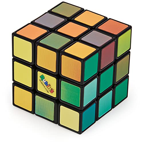 Rubik's 6063974 Klassische Puzzlespiel mit Farbkorrektur und Problemlösung, 3 x 3 Originalproblemen von Fortgeschrittenen für Kinder und Erwachsene ab 7 Jahren, Unmöglich von Rubik's