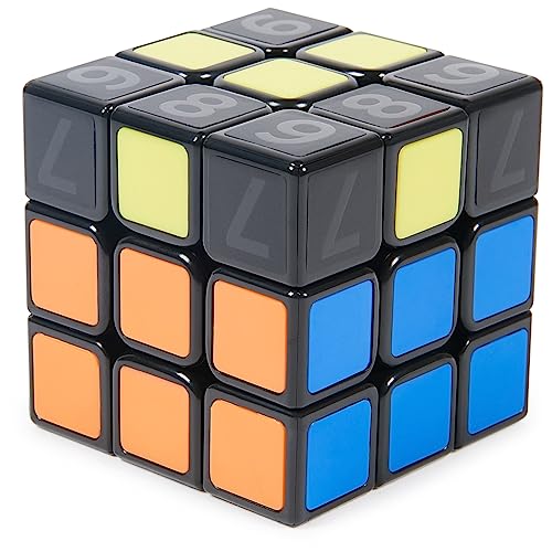 Rubik's Coach Cube, Lernen, 3x3 Würfel mit Aufklebern, Anleitung und Videos zu lösen, Stressabbau Fidget Toy | Erwachsene Spielzeug Fidget Cube | ab 8 Jahren von Rubik's