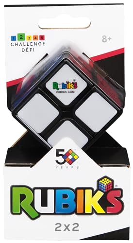 Rubik’s Mini 2x2 Zauberwürfel - der 2x2 Cube für Einsteiger ab 8 Jahren und für unterwegs, hohe Qualität, leichtgängiges Handling, leuchtende Farben von Rubik's