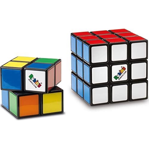 Rubik's Cube Advanced 3 x 3 + 2 x 2 – buntes Puzzlespiel Set mit 2 x 2 und 3 x 3 Originalwürfeln in passender Farbe – 6064009 – Spielzeug für Kinder ab 8 Jahren von Rubik's