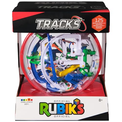 Rubik's Würfel Tracks 125, 3D-Puzzlespiel und Labyrinth mit 125 Hindernissen, entspannendes Spielzeug, das eine Herausforderung für den Geist darstellt, für Kinder ab 8 Jahren Rubik's Würfel Tracks 125, 3D-Puzzlespiel und Labyrinth mit 125 Hindernissen, entspannendes Spielzeug, das eine Herausforderung für den Geist darstellt, für Kinder ab 8 Jahren von Rubik's