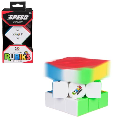 Rubik's Cube, Speed Cube 3x3, das Original, Ultra-leichtgängiger Zauberwürfel, hochwertige Verabeitung, für Einsteiger und Profis, ab 8 Jahren von Rubik's