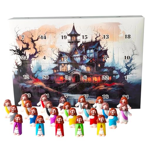 Festliches Puzzle: Puzzle-Elemente zum Thema Weihnachten, Halloween und Thanksgiving Jesus Kreative Puppen Niedliche Action Figur Kreatives Geschenk für Kinder 1 Stück (B) von Rubu22a