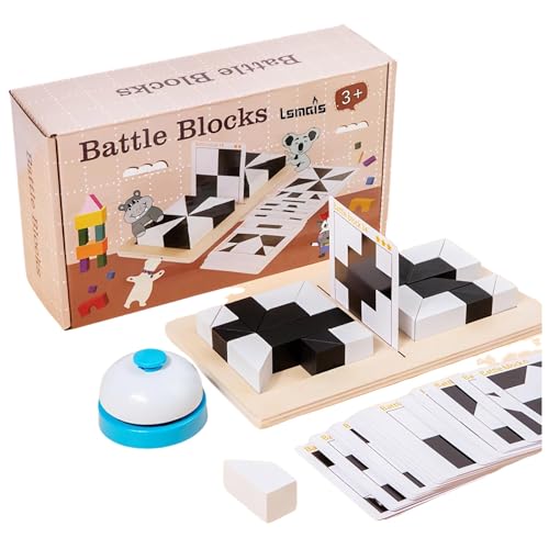 Montessori Geometrische Form Puzzles Bauklötze hölzerne 3D-Puzzle Kinder pädagogische logisches Denken Training Spiel Geschenke mit 32 geometrischen (A) von Rubu22a