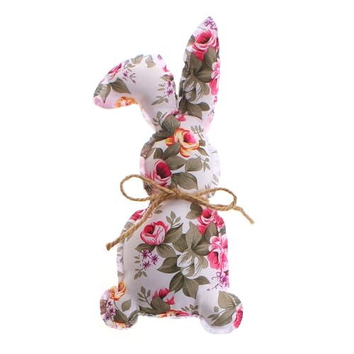 Rubu22a Kuscheltier Hase 24cm - Stofftier aus weichem Stoff, Niedliches Plüschtier zum Kuscheln und Spielen für Kinder，Geschenkidee fürs Osternest (1 pc) von Rubu22a