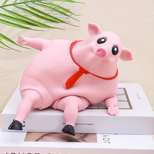 Stress Spielzeug Schweine Antistress Spielzeug, Piggy Squeeze Toy, Reisespielzeug Sensorik Autismus Spielzeug Party Geschenke für Kinder Erwachsener (9*9 cm, 1) von Rubu22a