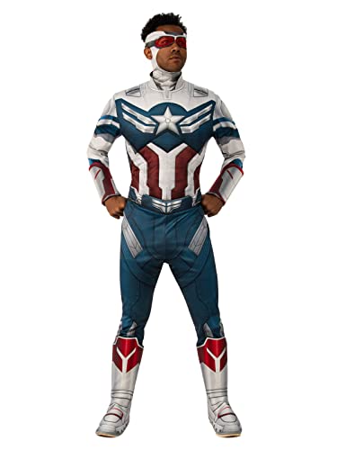 Ruby Slipper Company LLC Falcon and The Winter Soldier Deluxe Captain America Fancy Dress Costume Standard von Rubie's