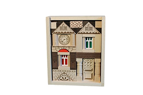 Holzspielzeug Baukasten Noblesse 49 BxHxT 20x16x5cm NEU Holzbaukasten Spielsortiment Bauspiel Bausteine Spiele Spielzeug Strategiespiel Geschicklichkeitsspiel Geduldsspiel Holzgestaltung Holz Seiffen von Rudolphs Schatzkiste